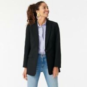 J. Crew Parke Linen blend blazer